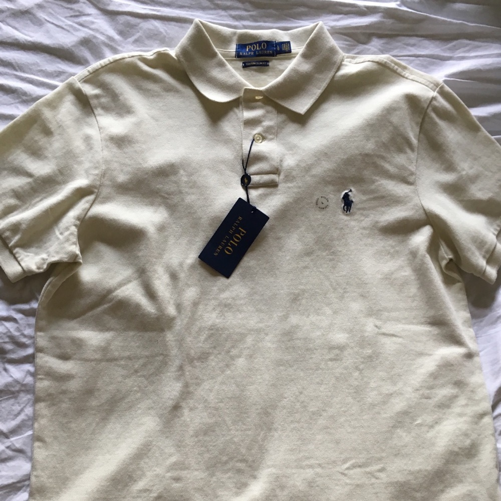Men’s Ralph Lauren polo 👕 Custom slim fit L